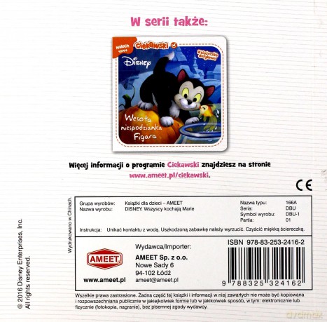 Disney classic. Wszyscy kochają Marie [KSIĄŻKA]