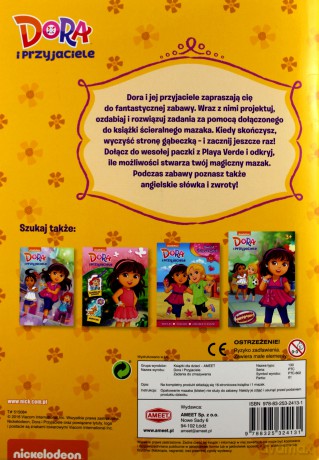 Dora i przyjaciele. Zadania do zmazywania [KSIĄŻKA]