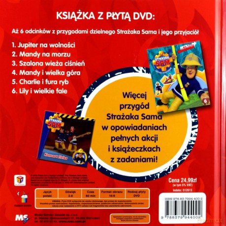 Ekipa z pontypandy. Strażak Sam [KSIĄŻKA]+[DVD]