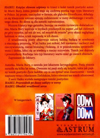 Haiku księżyc słowem uśpiony - Maria Bury [KSIĄŻKA]