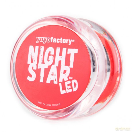 Jojo świecące night star LED czerwone