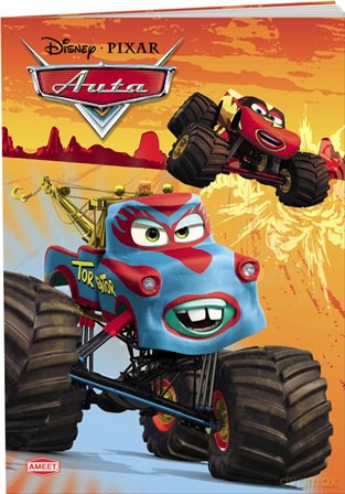 Książka do kolorowania Disney Pixar Auta [KSIĄŻKA]