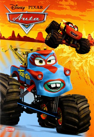 Książka do kolorowania Disney Pixar Auta [KSIĄŻKA]