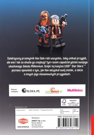 Lego Star Wars przygody Hana Solo - Ace Landers [KSIĄŻKA]