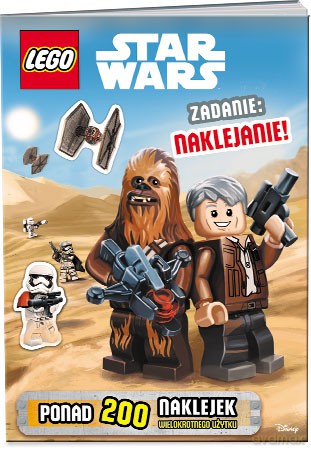 Lego Star Wars zadanie naklejanie [KSIĄŻKA]
