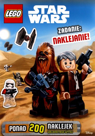Lego Star Wars zadanie naklejanie [KSIĄŻKA]