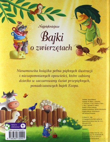 Najpiękniejsze bajki o zwierzętach - Stefania Leonardi Hartley [KSIĄŻKA]