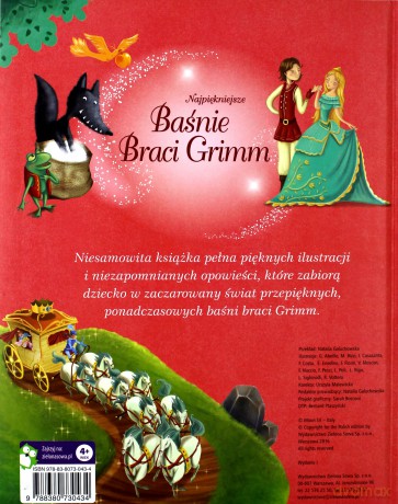 Najpiękniejsze baśnie braci Grimm - Stefania Leonardi Hartley [KSIĄŻKA]