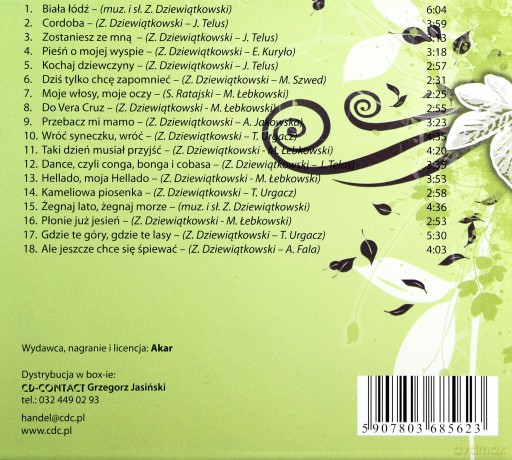 Tercet Egzotyczny Vol. 1: Biała Łódź [CD]