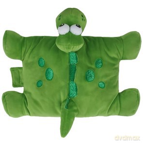 Poduszka dinozaur dino zielona 38 cm
