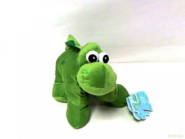 Poduszka dinozaur dino zielona 38 cm