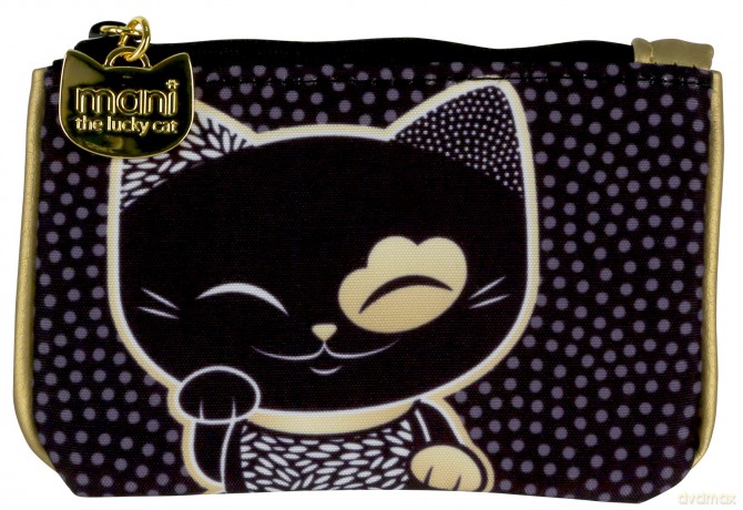 Portmonetka cat black