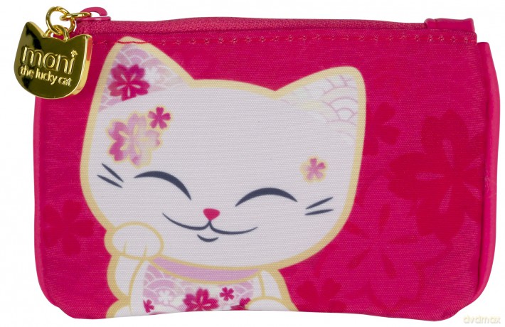 Portmonetka cat red