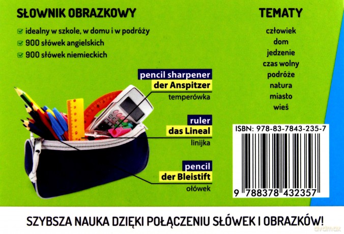 Słownik obrazkowy. Język angielski niemiecki - Kinga Perczyńska [KSIĄŻKA]