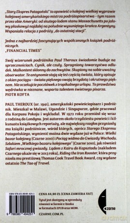 Stary ekspres patagoński pociągiem przez Ameryki - Paul Theroux [KSIĄŻKA]