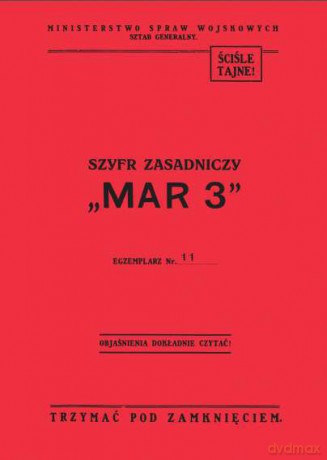 Szyfr zasadniczy mar 3 - Marian Zacharski [KSIĄŻKA]