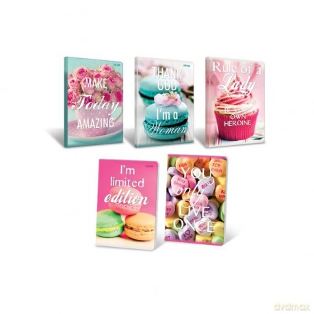 Zeszyt A4 80k kratka top2000 pastel colours