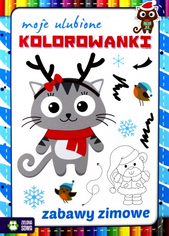 Zimowe zabawy moje ulubione kolorowanki [KSIĄŻKA]