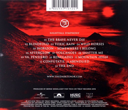 The Dark Tenor: Nightfall Symphony [CD]