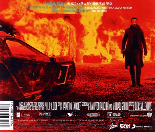 Blade Runner 2049 soundtrack (Hans Zimmer & Benjamin Wallfisch) [2CD]