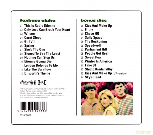Saint Etienne: Foxbase Alpha 25th Anniversary Edition [2CD]