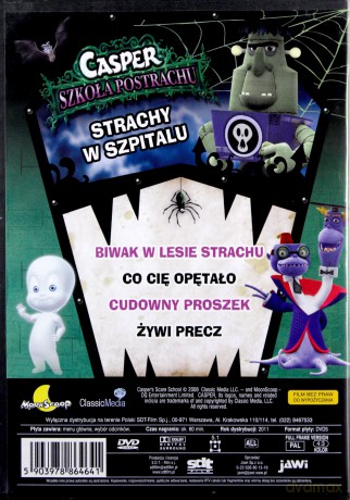 Casper Szkoła Strachu - Strachy W Szpitalu [DVD]