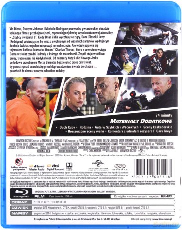Szybcy i wściekli 8 [Blu-Ray]
