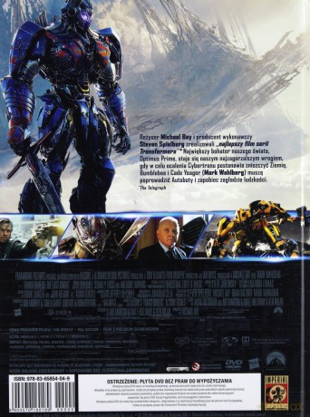 Transformers 5: Ostatni Rycerz (booklet) [DVD]