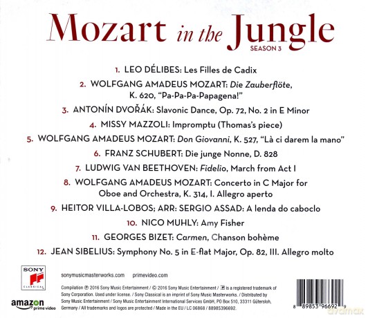 Mozart in the Jungle, Season 3 soundtrack [CD]