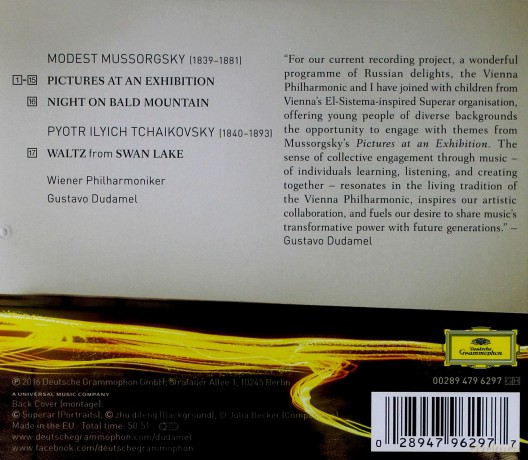 Gustavo Dudamel: Mussorgsky Pictures At An Exhibition [CD]