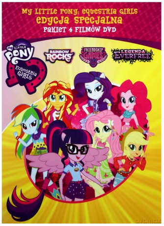 My Little Pony: Equestria Girls Pakiet [4DVD]
