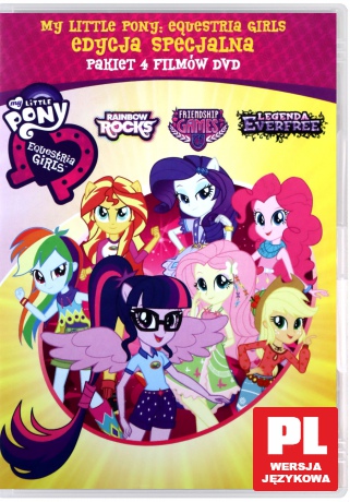My Little Pony: Equestria Girls Pakiet [4DVD]