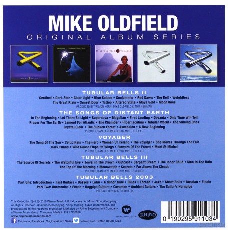 Mike Oldfield: Original Album Series [5CD]