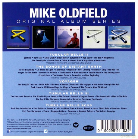 Mike Oldfield: Original Album Series [5CD]