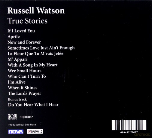 Russell Watson: True Stories [CD]