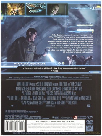 Obcy: Przymierze (booklet) [DVD]