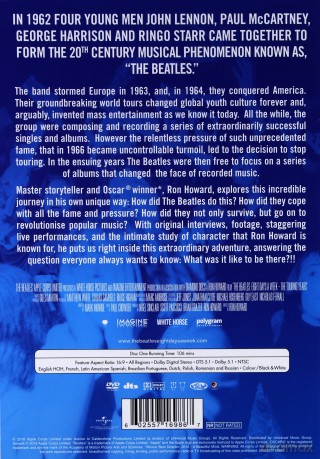The Beatles: Eight Days A Week - The Touring Years [DVD]