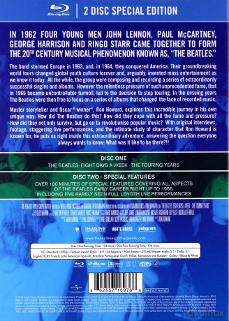 The Beatles: Eight Days A Week - The Touring Years (Deluxe) (Limited) [2Blu-Ray]