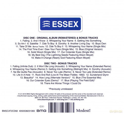 Alison Moyet: Essex [2CD]