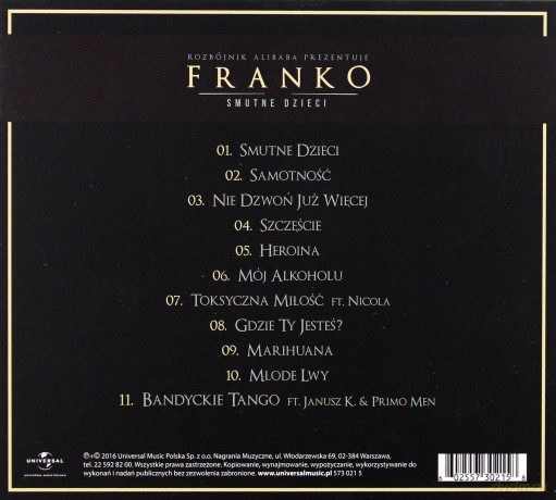 Franko: Smutne Dzieci [CD]