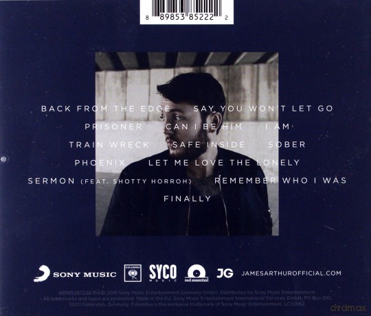 James Arthur: Back From The Edge (wydanie UK) [CD]