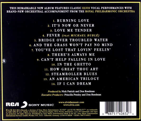 If I Can Dream: Elvis Presley With The Royal Philharmonic Orchestra [CD]