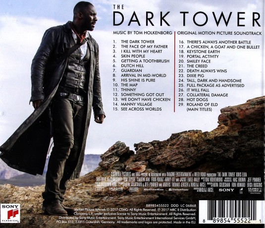The Dark Tower soundtrack (Mroczna Wieża) (Junkie XL) [CD]