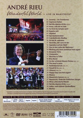 Andre Rieu: Wonderful World - Live In Maastricht [DVD]