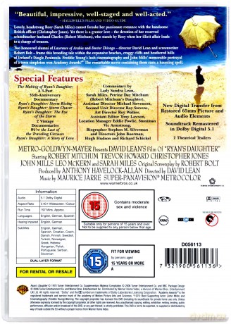 Córka Ryana Wydanie Specjalne [2DVD]