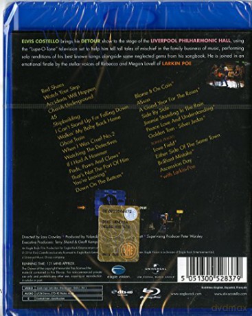 Elvis Costello: Detour Live At The Liverpool Philharmonic Hall [Blu-Ray]