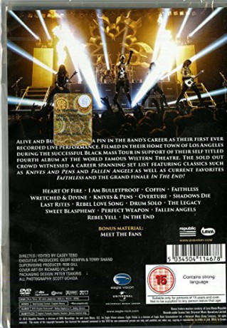 Black Veil Brides: Alive and Burning [DVD]