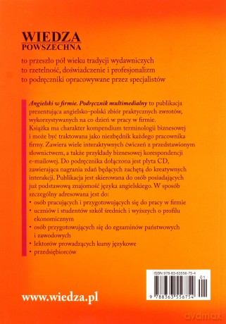 Angielski w firmie. Podręcznik multimedialny - Barbara Rusin [KSIĄŻKA]+[CD]