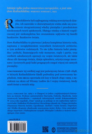Bankierzy świata 1849-1999 dom rothschildów (Tom 2) - Niall Ferguson [KSIĄŻKA]