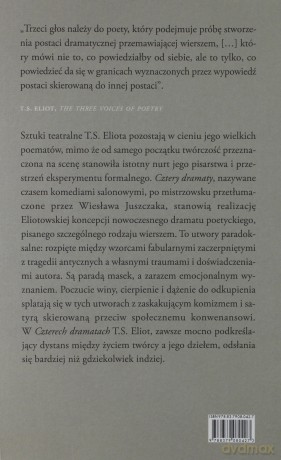 Cztery dramaty - Thomas Stearns Eliot [KSIĄŻKA]